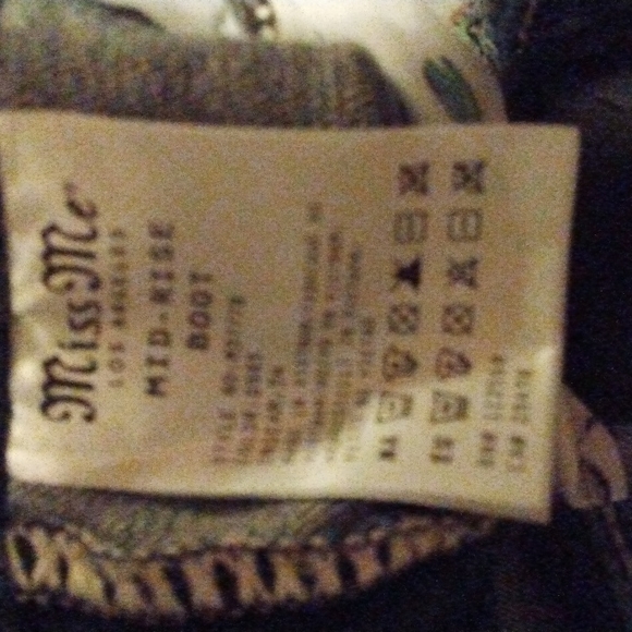 Miss me jeans size 29 bootcut inseam 34mid-rise - Picture 6 of 7